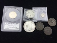 Silver and coin collection