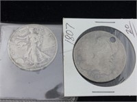 1807 half dollar and other