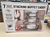 7pc. Stacking Buffet Caddy
