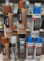 Lot of Wood & Steel Cleaners