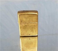 Zippo Lighter Solid Brass  I XX 3rd Qtr 1900