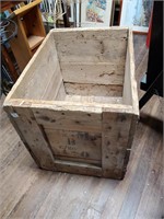 Vtg. Wooden Shipping Crate