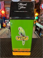 35” Tall Metal Polly Gas Trash Bin