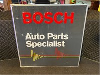 3ft x 3ft Metal Embossed Bosch Sign