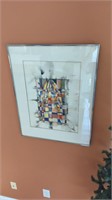Frank Persell Framed Watercolor 30" x 24"
