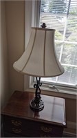 Wrought Iron Table Lamp (28" tall)