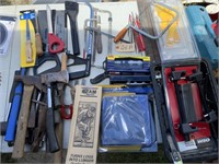 Saws, chisels, dent repair kit