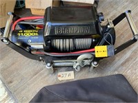 Champion 11,000 elec winch fits on truck receiver