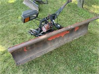 Front mount truck plow 7'6" (as is)
