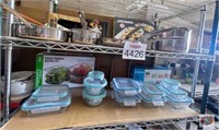 mix lot of assorted cookware, grilling utensils,