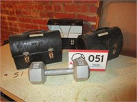 Three Metal Lunchboxes, 15 Lb. Weight