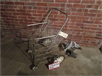 Lawn Ornament, Grocery Cart