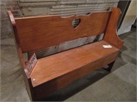 Wooden Bench 48-1/2" L x 36" T