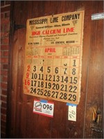 Calendar 1967 Mississippi Lime Co.