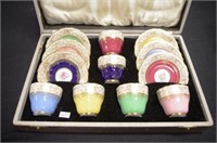 Cased Copeland Spode 'Ruskin' Coffee Set