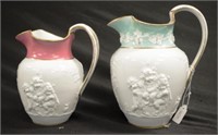 Two Georgian Spode porcelain Jugs