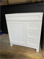 30X21 Wht Vanity Shelf Pull