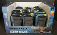 1 Case Head Waterproof Hybrid Gloves Size Small