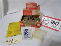 Bendix Family Radiation Kit 1950's