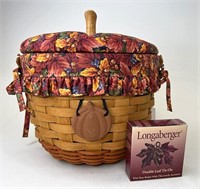 Longaberger Pumpkin with Liner and Protector and