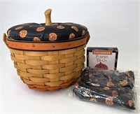 Longaberger Small pumpkin with Liner and