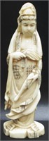 Japanese carved ivory Standing Figure