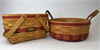 Longaberger Award Baskets with Protectors