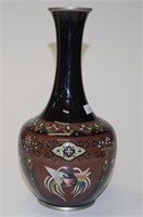 Good Japanese cloisonne mantle vase