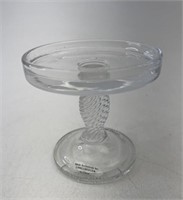 Longaberger small Glass candle holder