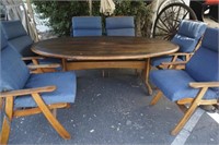 "Eden" Danske Mobler Teak patio table &  6 chairs
