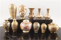 Japanese vintage Satsuma vases