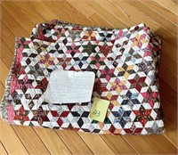 1890s (?) Handmade Quilt *See Desc