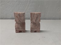 Marble Totem Bookends