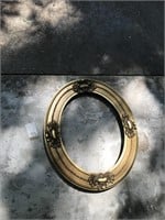 Vintage Gold Oval Frame