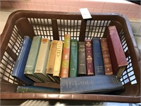 Basket of Vintage Books