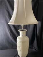 Reticulated Blanc de Chin  table lamp