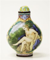 Chinese painted enamel Snuff Bottle