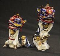 Two Chinese ceramic Dragon New Year Figures