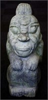 Chinese carved marble guardian figure