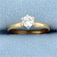 Almost 1/2ct Solitaire Diamond Engagement Ring in