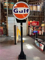 9ft 7” Tall Double Sided Metal Gulf Display