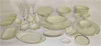 32 Pieces of Lenox Ivory China & Crystal