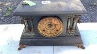 Antique Mantle Clock MISSING FACE