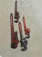 4 Pipe Wrenches