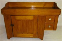 1850's Pennsylvania 2 Drawer Dry Sink