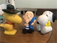 Vintage Squeaky toys peanut characters
