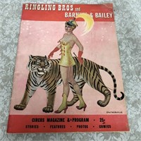 Vintage Ringling Brothers Circus program