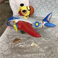 Vintage Japan blow up friction toy