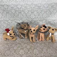Vintage lot of Taco Bell Chihuahua dogs