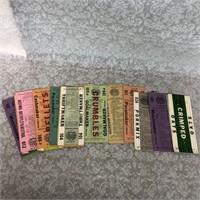 Vintage lot of advertising Feed sack tags